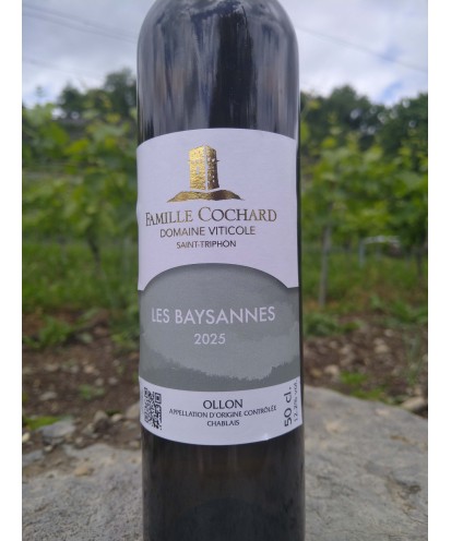 Les Baysannes 50 cl 2025 AOC Chablais