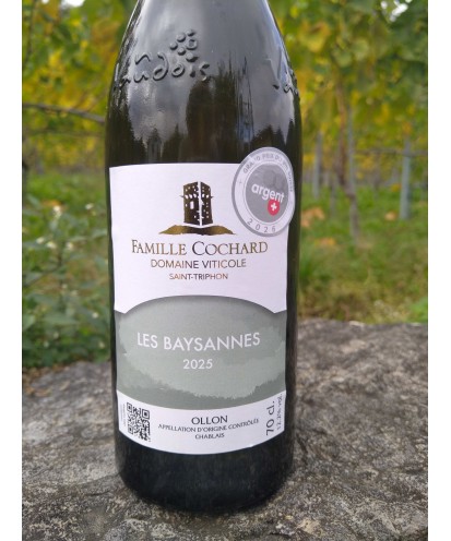 Les Baysannes 70 cl 2025, Ollon, AOC Chablais